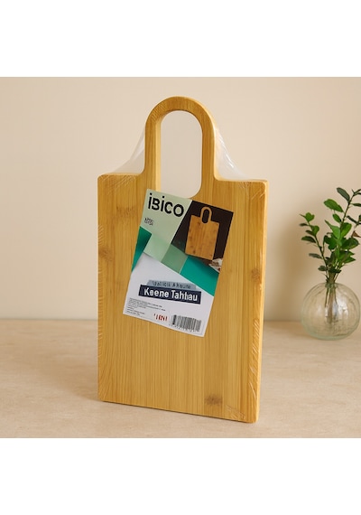 Bambu Kesme Tahtası Oval Kulplu 20x37 Cm Belirtilmemiş