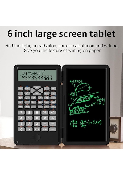 Valkyrie Zh69 Dijital Ekranlı Stylus 6 İnç Hesap Makinesi Dual Bilimsel Fonksiyonlu Katlanabilir Genel