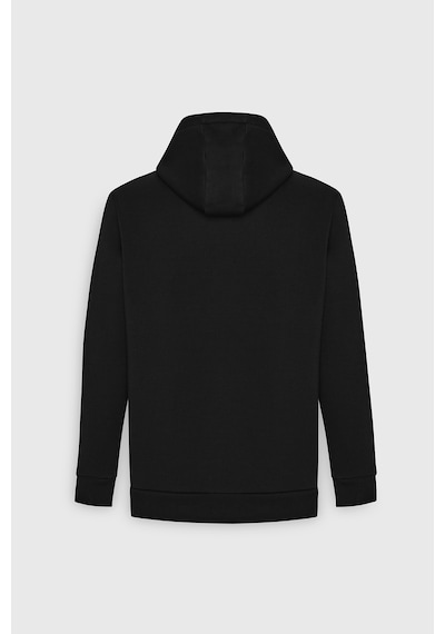 AC&Co / Altınyıldız Classics Standart Fit Normal Kesim Kapüşonlu Fermuarlı Erkek Sweatshirt - Siyah
