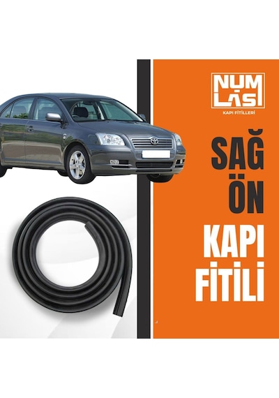 Toyota Avensis 2003-2009 Sağ Ön Kapı Fitili-a Kalite-numlas-nm5659