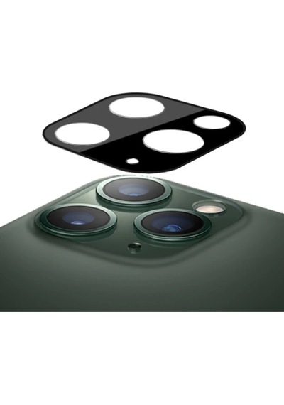 Northcity Apple Uyumlu iPhone 11 Pro 2in1 Full Glue Kamera Lens & Ekran Koruyucu Cam Set - Çizilmeye Karşı 5 Katman Dayanıklı