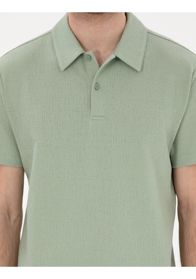 Pierre Cardin Erkek Çağla Tişört 50307581-vr016 Çağla