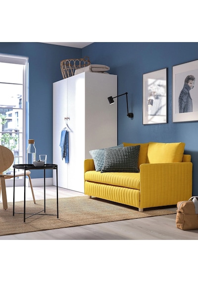 Ikea Sarı Şık Kanepe - 2'li Yataklı Kanepe