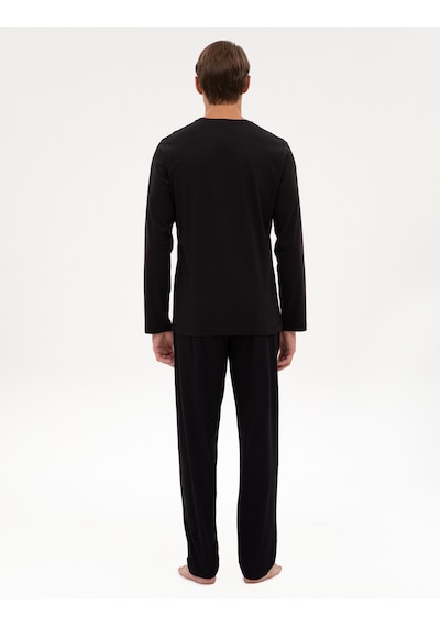 Pierre Cardin Erkek Siyah Pijama Takım 50322631-001 Siyah