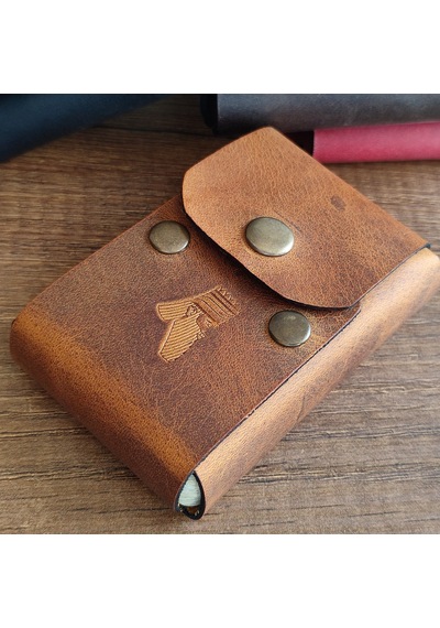 Sumerian Leather Craft Klasik Deri Sigara Kılıfı Cat Sarısı
