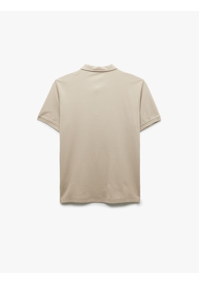 Koton Regular Fit Kısa Kollu Pamuklu Polo Yaka Tişört Gri 6wam10028mk Gri