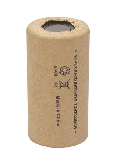 Supex Tekli 1.2 V 2000ma Nı-cd Süpürge Pili 2000sc
