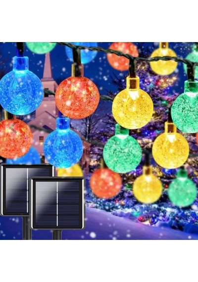 Misket Led Güneş Enerjili Bahçe Aydınlatma Dış Mekan Rgb Diğer