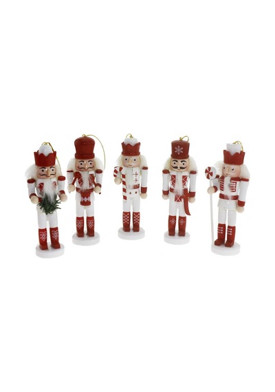 5 Adet 12cm Kurşun Asker Kırmızı