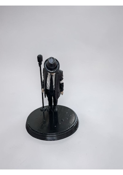 Michael Jackson Heykeli Smooth Criminal Eğilme Pozu Sanatçı Heykelcik 10 Cm Koleksiyonluk