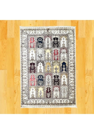 Otantik Karma Desenli 160 X 230 Dijital Baskı Halı Çok Renkli