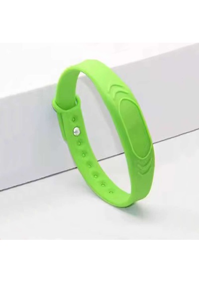 125khz Rfid Manyetik Bileklik Yeşil Su Geçirmez Silikon Proximity Göstergeç 125 Khz Kapı Geçiş Pers