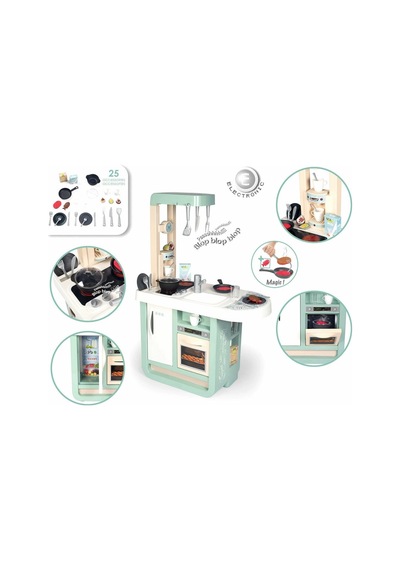 Mey İthalat 7600310914 Smoby Cherry Kitchen Mutfak Oyun Seti