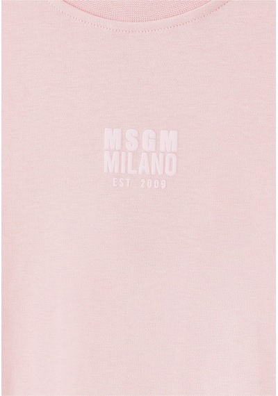 Msgm Çocuk Kısa Kol Sweatshirt Pembe