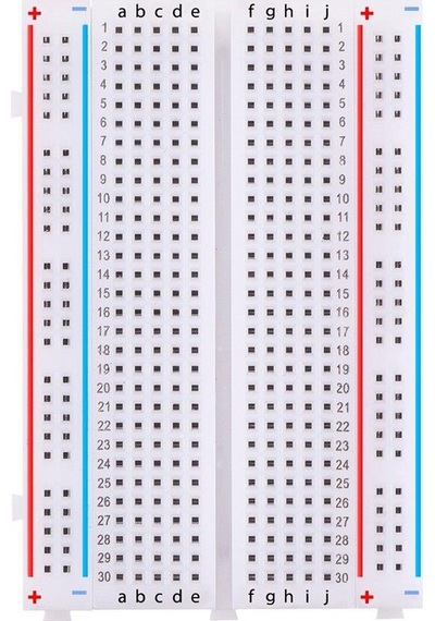 Electroon Orta Breadboard 400Noktalı 83X54 MM
