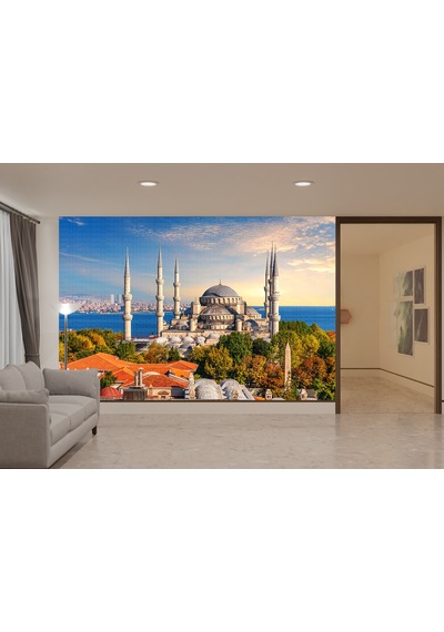 Sultanahmet Camii İstanbul Poster Duvar Kağıdı Renkli