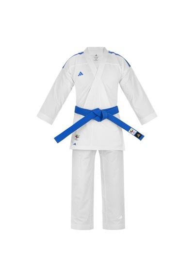 Adidas K250kıt Senko Karate Kumite Elbisesi Seti 2 Üst - 1 Pantolon Beyaz