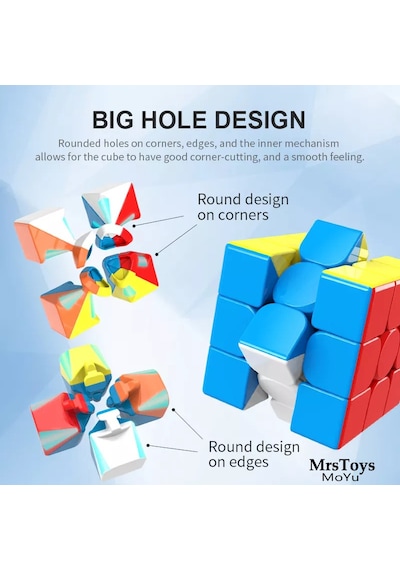 Moyu 3X3 Zeka Küpü Rubik Küpü Sabır Küpü