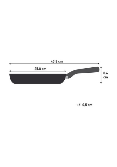 Tefal Expertise 5x Tava - 24 Cm- 2100139057 Siyah