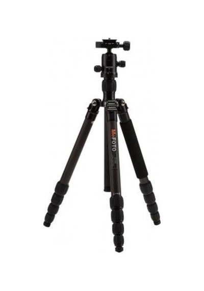Mefoto C1350Q1K Roadtrip Carbon Fiber Travel Tripod Kit(Black)