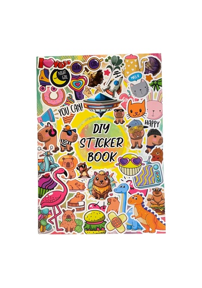 Karışık Sticker Defter 2 Sayfa Capybara Kapibara Diğer