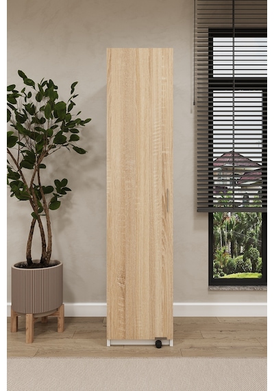 Asra Trend Çok Amaçlı Kiler Dolabı MK-19 %100 MDF Erzak Organizer Dolabı Sonoma