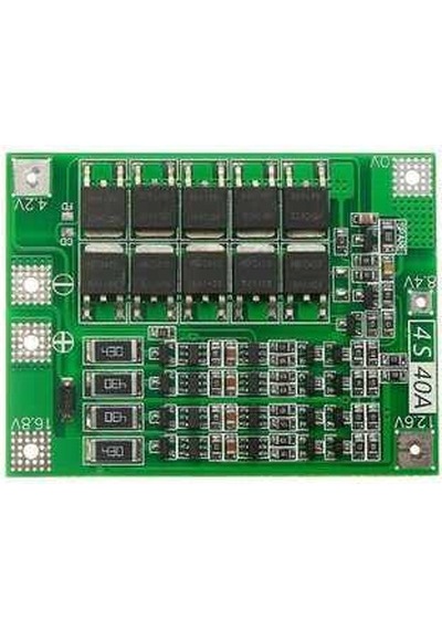 4S 40A 18650 Lipo Pil Balans Devresi Bms Modülü