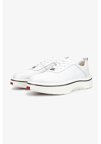 Valmenti Erkek Hakiki Deri Beyaz Sneakers & Spor Ayakkabı 381 23347 Erk Ayk Y26 Beyaz