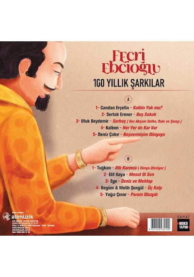 Fecri Ebcioğlu 100 Yıllık Şarkılar - Çeşitli Sanatçılar Plak