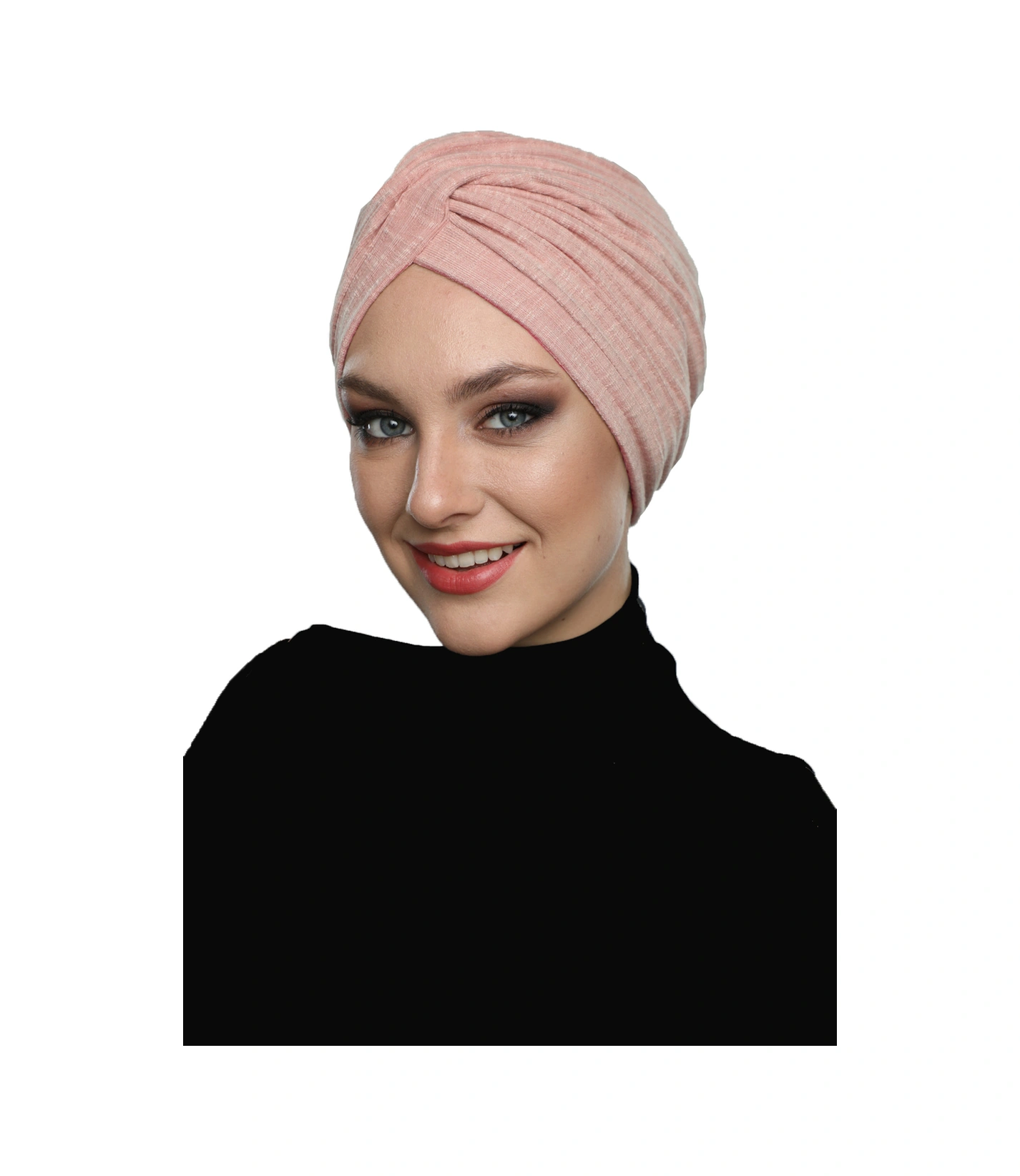 Elysianfidan Çapraz Penye Astarlı Pudra Hazır Türban Bonesi Pudra Elysianfidan Çapraz Penye Astarlı Pudra Hazır Türban Bonesi Pudra