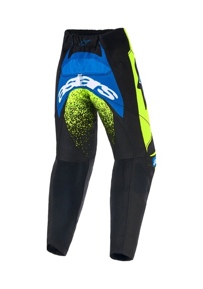 Alpinestars Kids Racer Nomur Çocuk Kros Motosiklet Pantolonu Siyah Mavi Sarı