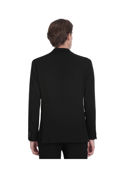 Hatemoğlu Siyah Slim Fit Mono Yaka Casual Takım Elbise 36294 Siyah