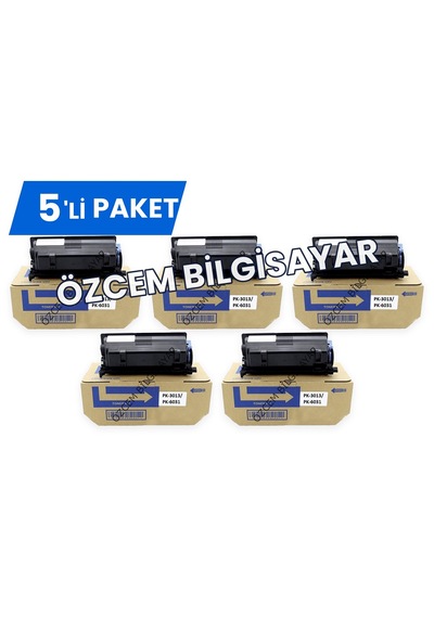 Utax Pk-3013/pk-6031 P-4531/p-4536/p-5536 Uyumlu Siyah Toner -5 Li -paket -japon Toner