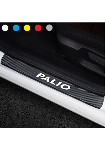 Fiat Palio Için Karbon Kapı Eşiği Sticker ( 4 Adet )