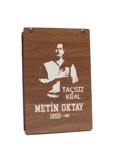 Galatasaray Metin Oktay Forma Özel Tasarım Ahşap Kutulu Kırmızı