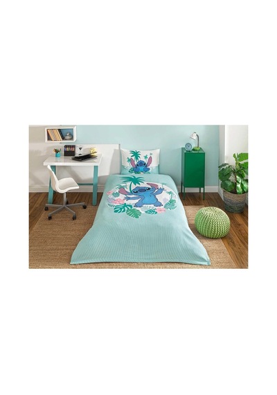 Özdilek Lisanslı Tek Kişilik Çocuk Pike Takımı-stitch Summer Mint