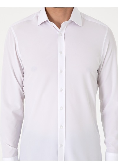Pierre Cardin Erkek Beyaz Gömlek Desenli 50303958-vr013 Beyaz