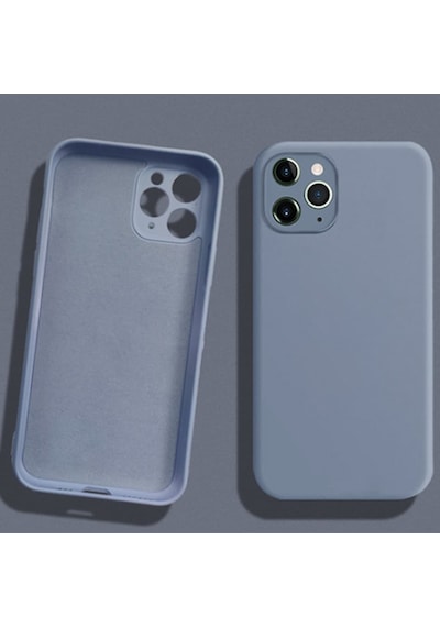 Apple Uyumlu iPhone 11 Pro Kamera Korumali Içi Kadife Silikon Lansman Kilif 211773123 - Renk / Siyah