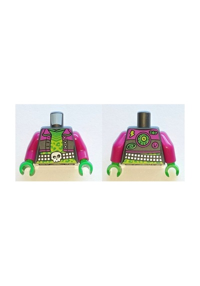 Minifigür Parçaları: Torso, Vücut, Gövde: 973pb4474c01