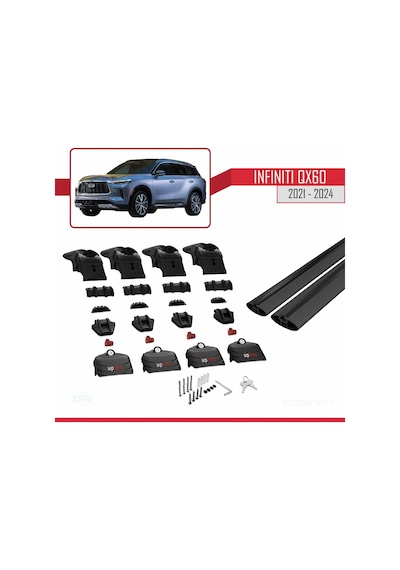 Infiti Qx60 2021 Ve Sonrası İle Uyumlu Ace-2 Model Ara Atkı Tavan