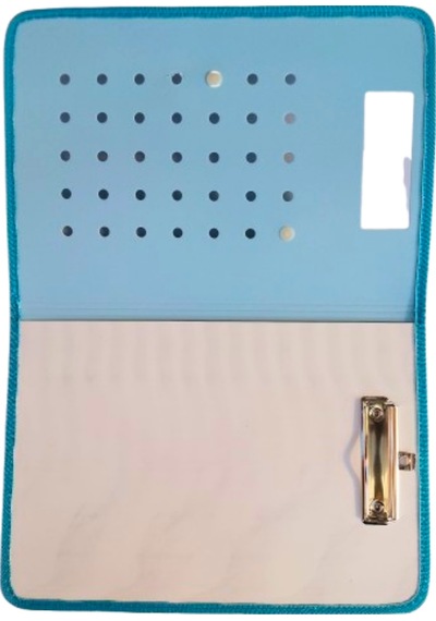 A4 Boy Kapaklı Sekreterlik Lastikli Delikli Model 23x32 Cm Sekreter Dosyası 1 Adet Mavi