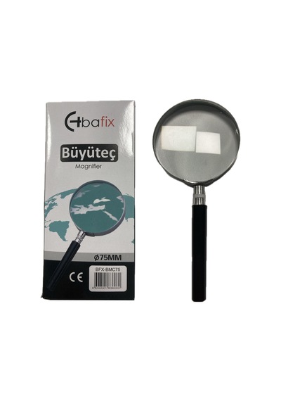 Bafix Büyüteç Cam Metal Çerçeveli 75 Mm Bfx-bmc75 Çok Renkli