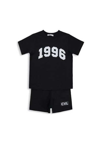 Civil Boys 1996 Baskılı 2-5 Yaş Takım - Siyah