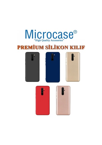 Xiaomi Redmi Note 8 Pro Premium Mat Silikon Kilif + Tempered Cam 386220002