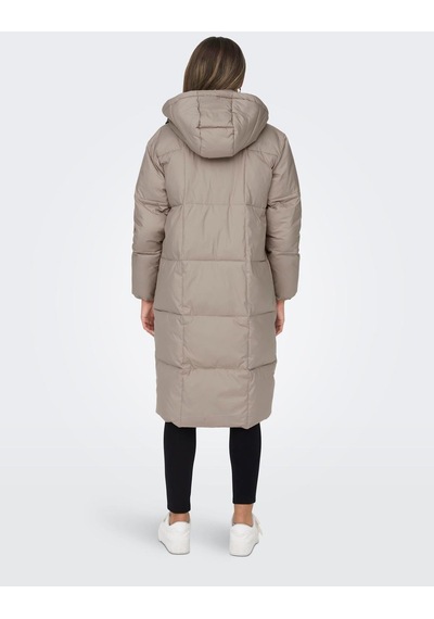 Only Onlvilma Down Long Coat Cc Otw Kadın Mont-27623 - S Açık Kahverengi