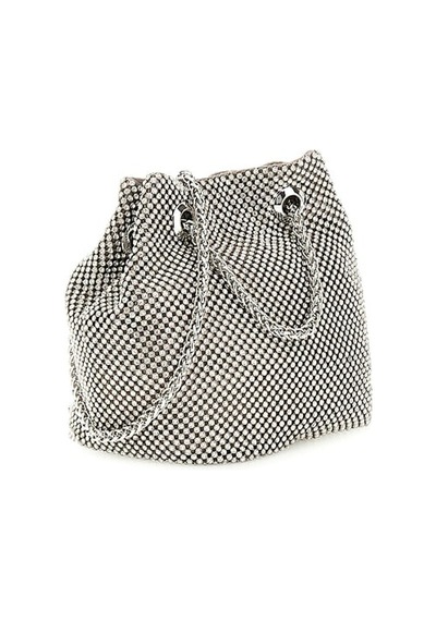 Guess Zalina Pouch Kadın Çanta Hwry9350750 Gümüş