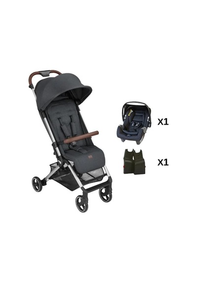 Abc Design Ping Storm Kabin Boy Bebek Arabası - Jixy Siyah Ana Kucağı Travel Set