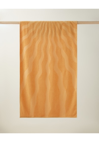 Sunbeam Pamuk Plaj Havlusu 70x140 Cm Turuncu