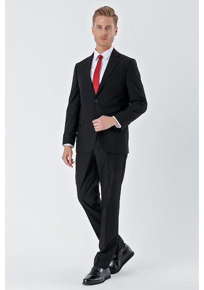 İmza Siyah Gabardin Mono Yaka 6 Drop Comfort Fit Rahat Kesim Basic Takım Elbise 1001245010 Siyah İmza Siyah Gabardin Mono Yaka 6 Drop Comfort Fit Rahat Kesim Basic Takım Elbise 1001245010 Siyah
