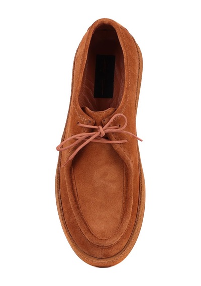 Shoetyle - Taba Süet Bağcıklı Erkek Günlük Ayakkabı 610-1004-1297 Taba